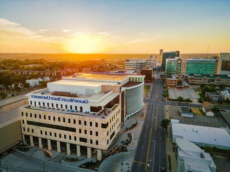 Grand Valley's health campus in Grand Rapids' medical mile.